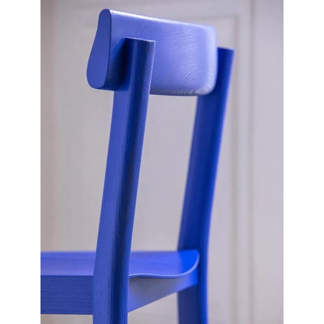 Galta Chairs in Blue Oak by Kann Design, Set of 6 For Sale - Image 9 of 10