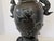 1980s Asian-Inspired Bronze-Tone Metal Vase Lamp With Dragon & Bird Relief, Tripod Base For Sale In Orlando - Image 6 of 12