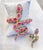 Bochic “Orient” Vintage Serpent Fancy Sapphire & Ruby Bangle - 18K Gold & Silver For Sale - Image 10 of 14