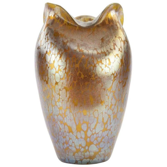 1930s Art Deco Glass Vase by Loetz, Austria, 1930s For Sale - Image 5 of 5