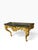 1990s 18c Style French Giltwood Rococo Console Table With Marble Top For Sale - Image 5 of 5
