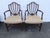 1940s Mahogany Dining Shield Back Chairs Set of Six 6565 For Sale - Image 5 of 8