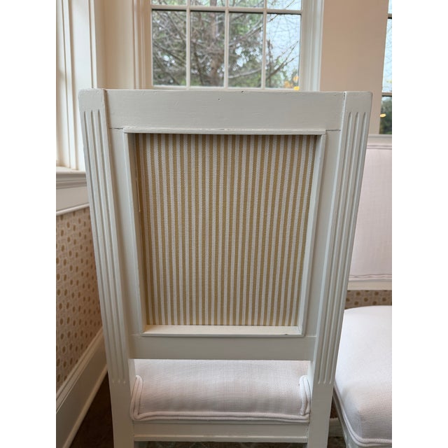 18th Century Louis XVI Square Back Dining Chairs - Set of 10 For Sale In Birmingham - Image 6 of 6