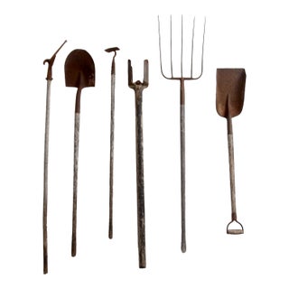 Antique Garden Tool Collection For Sale