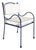 Panarea Armchair in Mare with Stone & Blue Upholstery by Ceraudo, 2010s For Sale