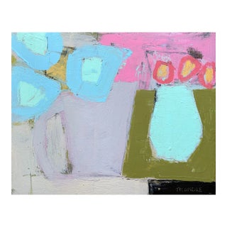 Sarah Trundle, Abstract Still Life Painting, "Oh You Pretty Things" For Sale