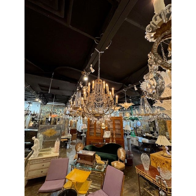 Traditional 18th Century Italian Chandelier For Sale - Image 3 of 9