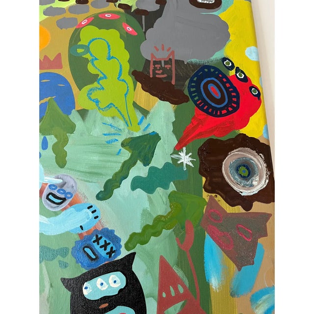 2000 - 2009 Contemporary Graffiti Pop Art Painting by Hungarian Artist Buda Kovacs Tomas For Sale - Image 5 of 10