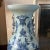 Chinese Antique Chinese Blue & White Baluster Vase, Chilong Handles, 19th Century For Sale - Image 3 of 11