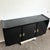 Postmodern Postmodern Chinoiserie Black Lacquer Laminate Credenza With Gold Handles For Sale - Image 3 of 7