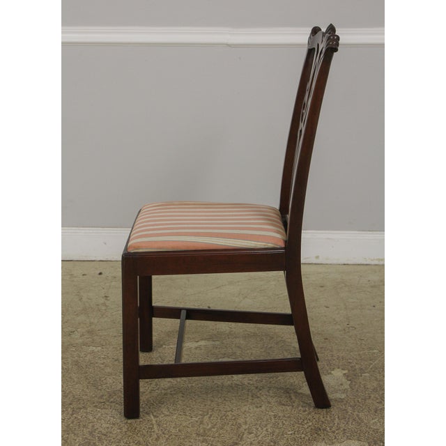 Set of 8 Kittinger Chippendale Mahogany Dining Room Chairs Chairish