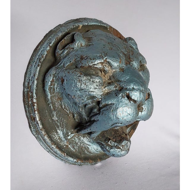 Antique 19thC Carved Architectural Lion Medallions, Gothic Plaques For Sale - Image 14 of 16