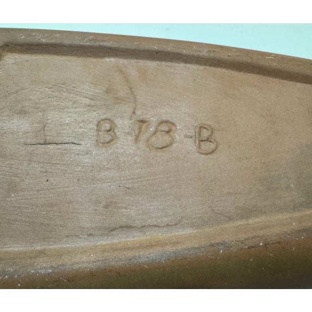 1960s Harris Strong Studio Pottery Platter Signed Ceramic Wall Art For Sale In Atlanta - Image 6 of 6
