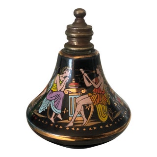 Lacque Perfume Bottle Depicting the Ancient Greek For Sale