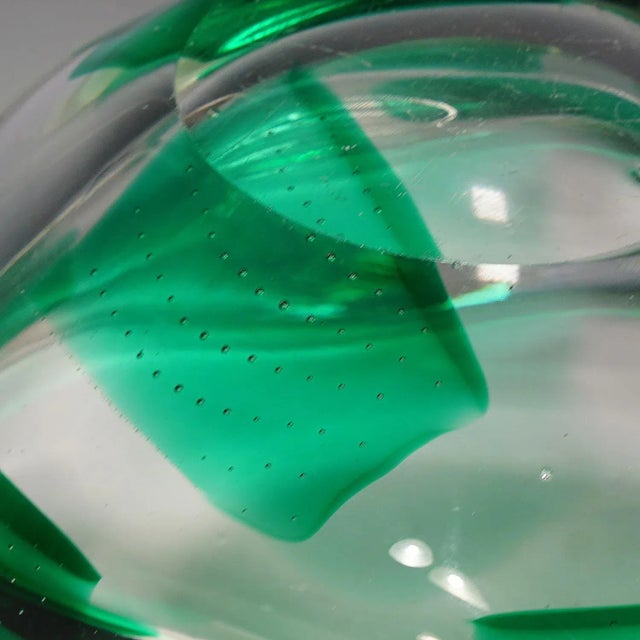 Dino Martens 1940s Dino Martens for Aureliano Toso Coppa Pesante Glass Bowl For Sale - Image 4 of 6