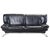 Late 20th Century Postmodern Nicoletti Salotti Attributed Black Italian Leather Sofa For Sale - Image 4 of 7