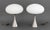 Laurel Lamp Company Pair of Laurel Mid-Century Modern Mushroom Table Lamps For Sale - Image 4 of 9