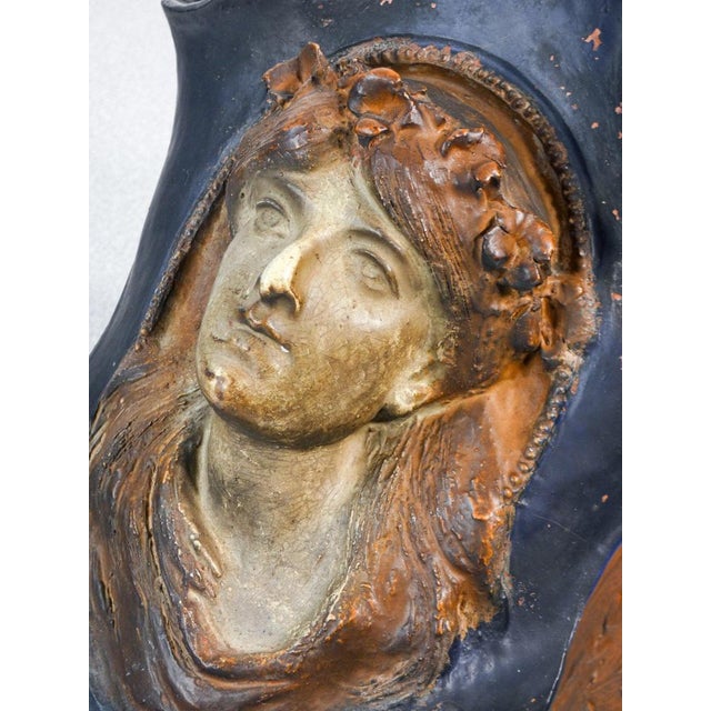 Sculpted Terracotta Shelf, 1800s For Sale - Image 3 of 18