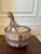 Black Vintage Aldo Londi Bitossi Seta Italian Pheasant Bird Lidded Compote Bowl For Sale - Image 8 of 18