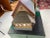 Army Green Vintage Exact Replica Wood Model-Of Old Schenectady Church For Sale - Image 8 of 10