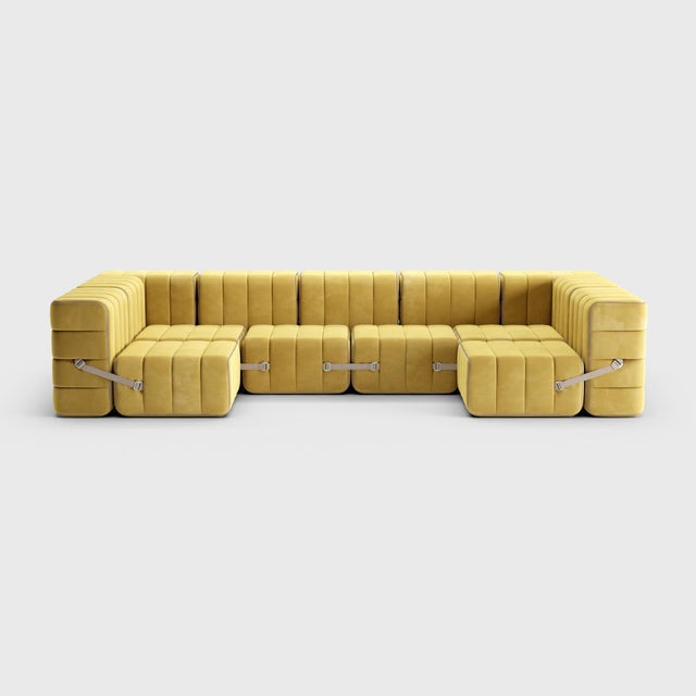 Not Yet Made - Made To Order Modular Lounge Sofa in Fabric by Ambivalenz, Barcelona, Set of 15 For Sale - Image 5 of 18