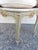 Light Green Antique French Louis XV Style Painted Corner Chair For Sale - Image 8 of 18