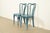 Jacob & Josef Kohn Jacob & Josef Kohn Antique Austrian Teal Lacquered Bentwood Bistro Chairs or Dining Chairs, Pair For Sale - Image 4 of 16