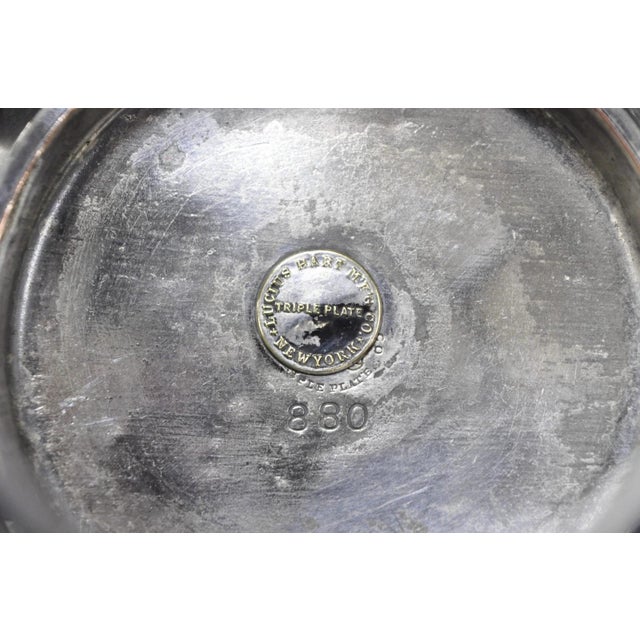 Antique Victorian Silver Plated Floral Engraved Coffee Samovar by Lucius Hart For Sale - Image 15 of 18