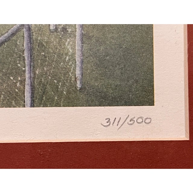 Mid 20th Century Laurel Egan Signed Print The Columbia Gardens Butte Montana Vtg Amusement Park For Sale - Image 4 of 6