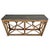 Contemporary Grey Stone Top Open Console Table For Sale - Image 3 of 9