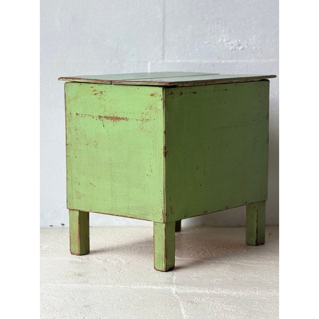 Industrial Green Storage Table, 1960s For Sale - Image 13 of 17