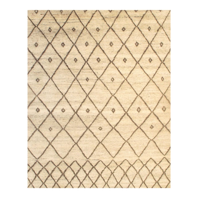 Contemporary Pasargad DC Beige Moroccon Rug For Sale