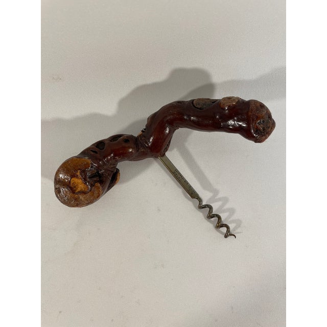 Vintage Mid 20th Century French Natural Grapevine Corkscrew For Sale - Image 4 of 15