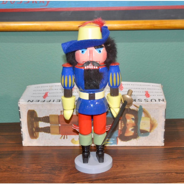 German Nutcracker in Original Box, 1970s For Sale - Image 12 of 12