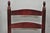 Late 20th Century Primitive Rustic Ladder Back Woven Rush Seat Dining Side Chairs - Set of 6 For Sale - Image 5 of 14