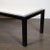 B&B Italia Modernist Black Enamel and Bone Hued Leather Bench by B&b Italia For Sale - Image 4 of 8