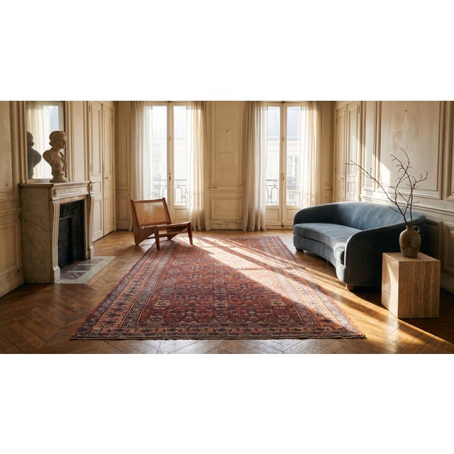 Brown Mid-19th Century NW Persian Gallery Carpet ( 5'4" x 15' - 163 x 457 ) For Sale - Image 8 of 9