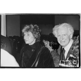 Fred McDarrah, Vintage Signed Silver Gelatin Photograph Jasper Johns Exhibit Photo Whitney Mus, 1978 For Sale