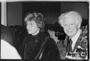 Fred McDarrah, Vintage Signed Silver Gelatin Photograph Jasper Johns Exhibit Photo Whitney Mus, 1978