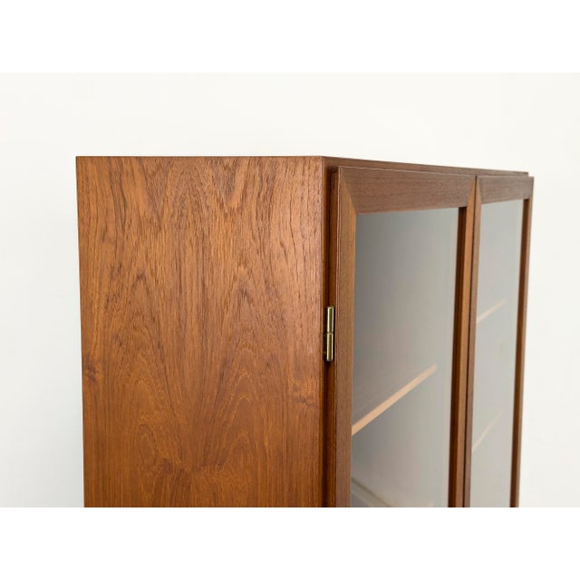 Teak Cabinet with Glass Doors from Omann Jun, 1960s For Sale - Image 17 of 18