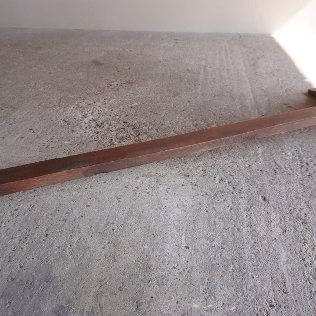 Wood Oak Jeweller's Dining Table For Sale - Image 7 of 18