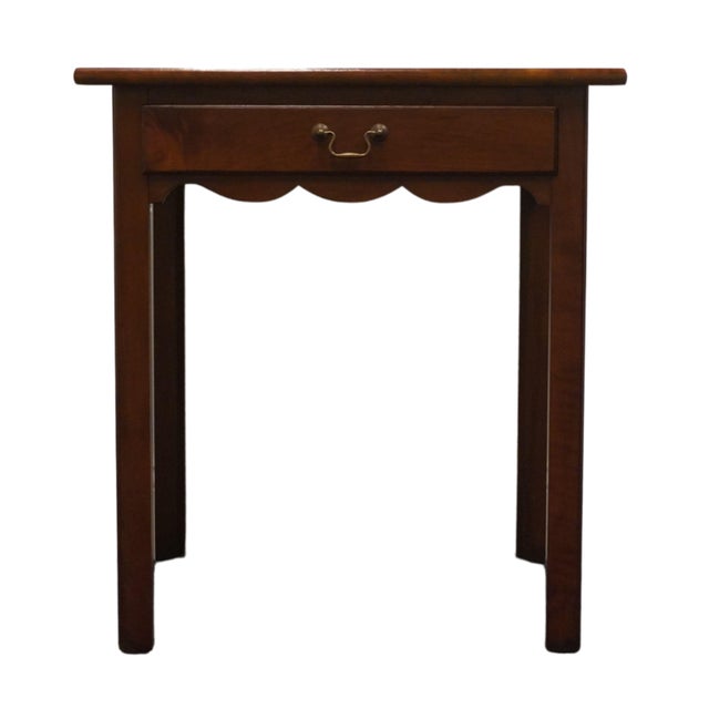 MADISON SQUARE Adams County Collection Solid Pennsylvania Cherry Early American Traditional 23" Accent End Table 25.75"...
