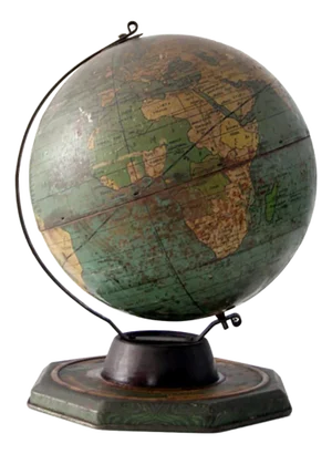 1930s J Chein Tin Zodiac Globe