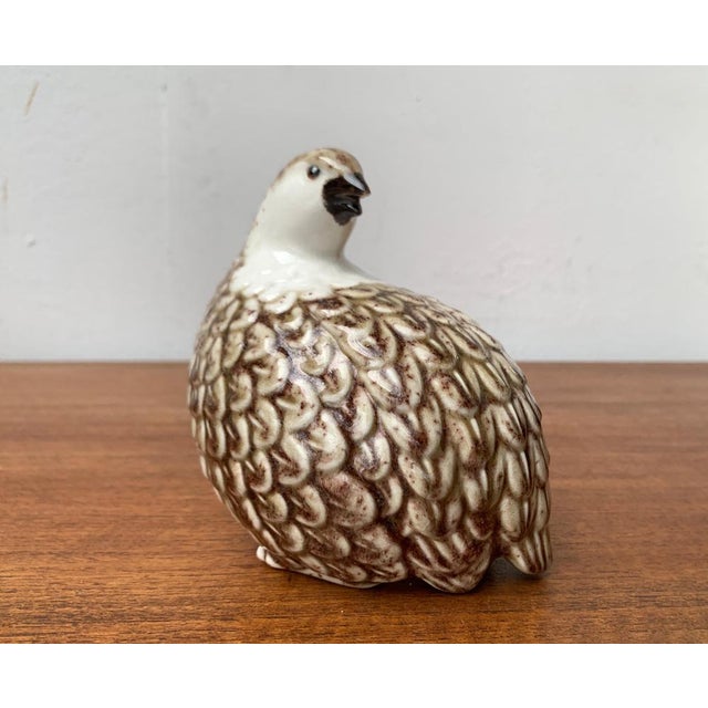 Vintage Porcelain Quail Bird Figurine by B. Jackson For Sale - Image 17 of 18