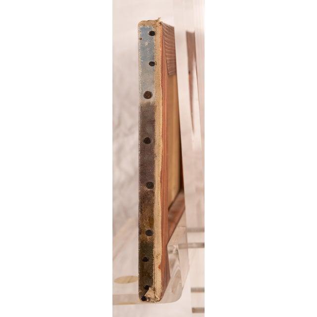 Louis Gianoli, Mountain Lake with Snow-Capped Peak, 1890s-1910s, Oil on Board For Sale - Image 13 of 15