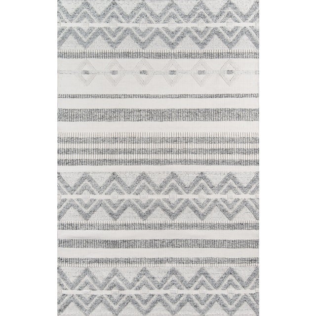 Ivory Momeni Contemporary Indoor/Outdoor Hermosa Rug in Ivory, 7'9" x 9'9" For Sale - Image 8 of 8