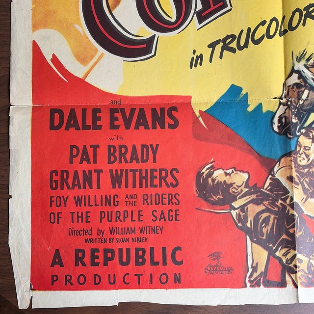 American Original Bells of Coronado Movie Poster From 1950 For Sale - Image 3 of 10
