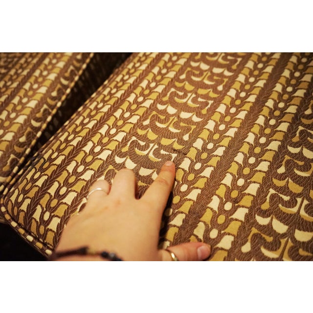 1960s 1960s Set of 4 John Widdicomb Parsons Style Dining Chairs on Castors For Sale - Image 5 of 8