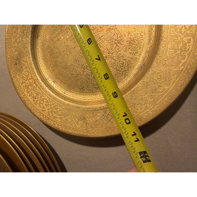 19th C Antique Gold Encrusted Thomas Bavaria Dinner Plates Set of 8 For Sale - Image 12 of 12
