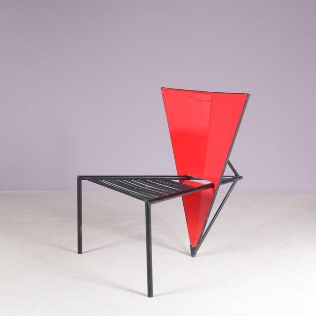 This striking 1980s postmodern chair from the Netherlands is a wonderful example of the bold and playful design language...